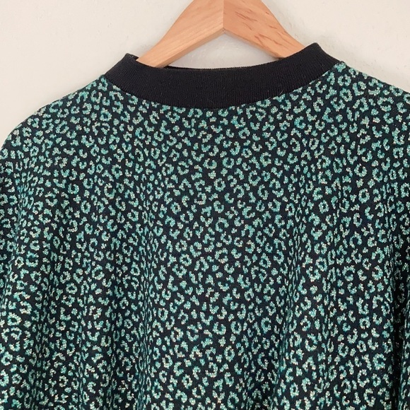 Vintage Leopard Jacquard Sweatshirt - Picture 2 of 6
